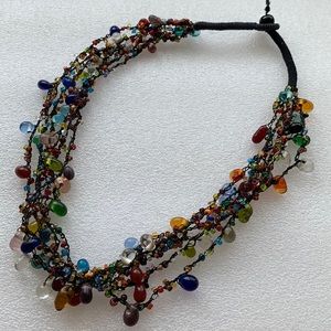 Handmade Chunky Stone Necklace
